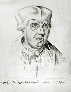 Portret van Thomas Wolsey, kardinaal van York, uit de Recueil d